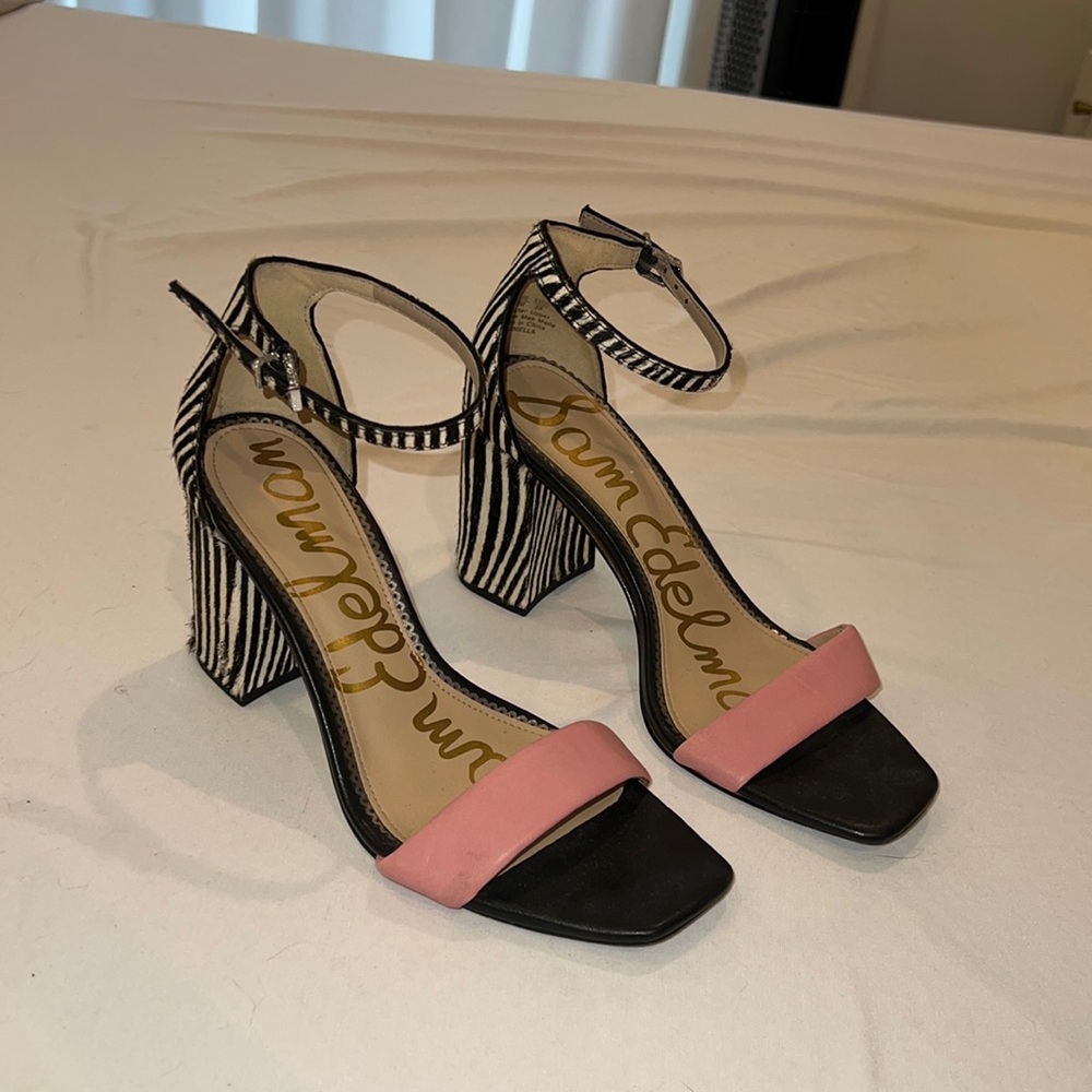 Zebra Sam Edelman Heels